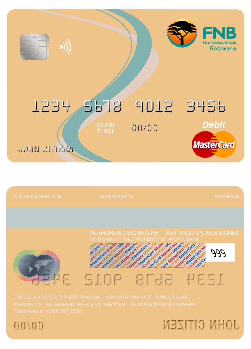 Botswana First National bank mastercard